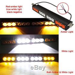 21.9 120W Cree LED Light Bar Spot Flood Combo Amber Offroad Driving Lamp 4WD