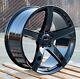 22 Gloss Black Wheels Fits Dodge Durango RT GT SRT Hellcat Jeep Grand Cherokee