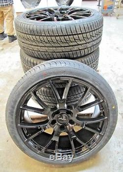 22 Jeep Grand Cherokee Durango Rims Hellcat SRT Style Gloss Black Wheels Tires