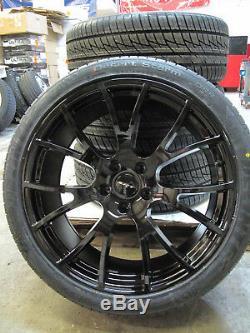 22 Jeep Grand Cherokee Durango Rims Hellcat SRT Style Gloss Black Wheels Tires