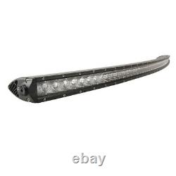 240W 50in Curved Single Row LED Light Bar Slim GMC Chevy Bumper Roof 52 300W