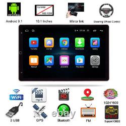 2DIN 10.1 Rotatable Android9.1 Touch Screen Quad Car Stereo Radio GPS Wifi Unit