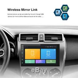 2Din Android 8.1 7 1080P Touch Screen Quad-Core Car Stereo Radio GPS Wifi OBD