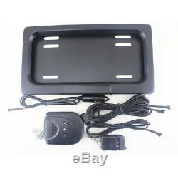 2X Hide-Away Shutter Cover Up Electric Stealth USA License Plate Frame with Remote