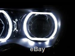 3.0 H1 Bi-Xenon Projector Lens DTM Square LED Halo Ring Shrouds For Headlights