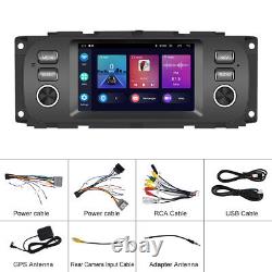 32GB Android 12 Carplay Radio GPS for Dodge Jeep Grand Cherokee Wrangler Chrysle
