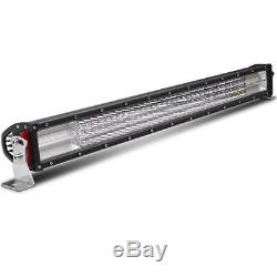 32Inch 1800W Cree Quad Row Dual Color Led Off road Light Bar Spot Flood For Ford