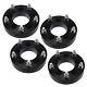 (4) BLACK Wheel Adapters 5x4.5 to 5x5.5 1.5 inch thick 1/2 Studs Spacer