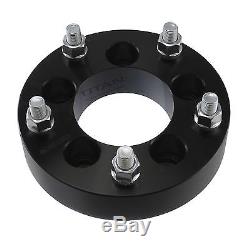 (4) BLACK Wheel Adapters 5x4.5 to 5x5.5 1.5 inch thick 1/2 Studs Spacer