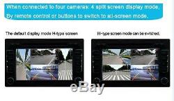 4 Camera Front/Rear/Right/Left Car Parking View Recorder Monitoring Control Box