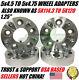 4 Wheel Spacers Adapters 1.25 Inch 5x4.5 To 5x4.75 1/2-20 5x114.3 To 5x120.7