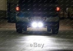40W CREE LED Pods with Backup Reverse Tow Hitch Brackets For Offroad 4x4 Truck SUV
