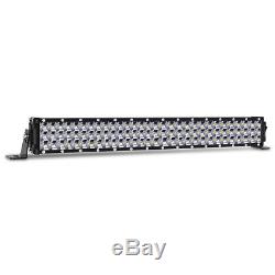 42Inch 44 Tri-Row 2520W LED Light Bar Combo+ 22 + 4x 4 CREE PODS UTE ATV 24