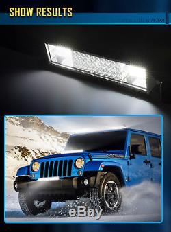 42Inch LED Light Bar + 22in + 2X 12 CREE COMBO OFFROAD SUV 4WD ATV VS 50/32/20