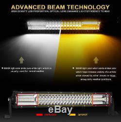 42inch 2592W OSRAM LED Curved Light Bar Off road Fog Driving Combo Truck ATV 40