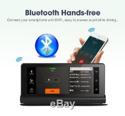 4G 6.84 HD 1080P Car DVR GPS Navi Dual Cam Android +Bluetooth16GB ADAS Foldable