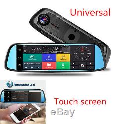 4G Touch Car DVR Camera Mirror GPS Android 5.1 Dual Lens HD 1080p Video Recorder