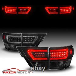 4PCS LED C Bar Tail Lights Pair For 2011-2013 Jeep Grand Cherokee Black Smoke