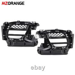 4PCS LED Fog Light Lamps With Covers Bezel For Jeep Grand Cherokee 2017-2022 LH&RH