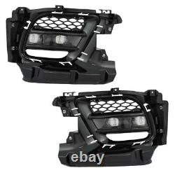 4PCS LED Fog Light Lamps with Cover Bezel For Jeep Grand Cherokee 2017-2022 LH&RH