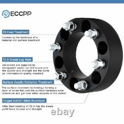 4Pcs 2 50mm 5x4.5 5x114.3 Hubcentric Wheel Spacers For Jeep Cherokee Wrangler