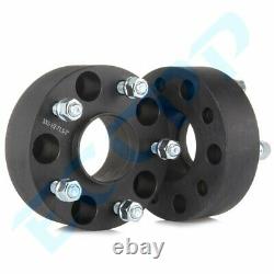 4Pcs 2 50mm 5x5 5x127 Hubcentric Wheel Spacers Fits 2007-2018 Jeep Wrangler