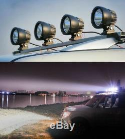 4X 4.7 25W 6000 LED Work Light Spot Beam Round Driving Fog Lamp Offroad 4x4 SUV