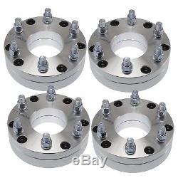 4x 2 5x5 to 6x5.5 Wheel Adapter for Chevy 6 lug wheels onto a 5 lug truck