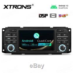 5 Android 10.0 Car GPS Radio Stereo DSP 4-Core Wifi For Jeep Wrangler Liberty