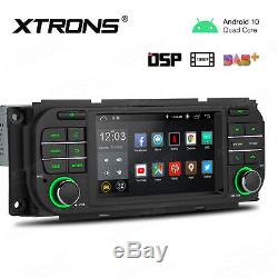 5 Android 10.0 Car GPS Radio Stereo DSP 4-Core Wifi For Jeep Wrangler Liberty