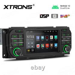 5 Android 10.0 Car GPS Radio Stereo RCA USB DSP For Jeep Grand Cherokee 1999-04