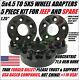 5 Hubcentric Wheel Adapters 5x4.5 To 5x5 1.25 Inch Adapt Jeep Jk Rims On Tj Yj