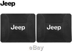 5 Pc Jeep Elite Mopar Front / Rear Floor Mats & Cargo Mat Protector Brand New