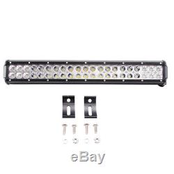 50'' 288W LED LIGHT BAR CURVED DRIVING +CREE 20 +418W Combo Free Wires Offroad
