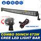 50 672W CREE LED CURVED WORK LIGHT BAR COMBO OFFROADs UTE BOAT 4WD TRUCK 4D