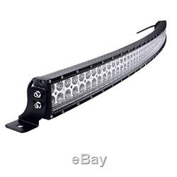 50inch 288W Curved LED Work Light Bar COMBO Offroad Truck 18W 4 SPOT 120W 48/52