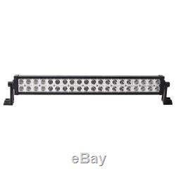 50inch 288W Curved LED Work Light Bar COMBO Offroad Truck 18W 4 SPOT 120W 48/52
