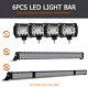 52 INCH 3375W + 32 + 4 Pods CREE LED Light Bar Spot Flood Offroad Driving SUV