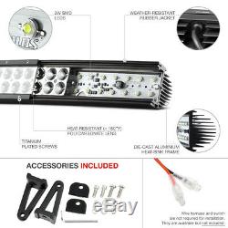 52 Inch Roof Grill Mount SMD CREE LED Lights Bar Driving Lamps 300W FLOOD SPOT