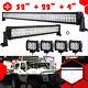 52INCH+22+18W LED Work Light Bar Offroad Fit For Ford F150F250F350F450F550 GMC