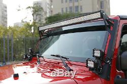 52INCH 700W LED Light Bar Combo+ 22 280W + 4 18W Fit Jeep Wrangler JK YJ TJ CJ