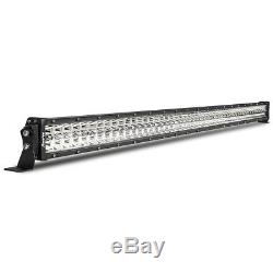 52Inch 1200W CREE LED Work Light Bar Offroad Lamp Spot Flood Combo 4WD SUV Truck