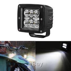 52Inch Curved LED Light Bar+32in Spot Flood+3'' Pods Cube Jeep Truck SUV Offroad