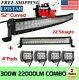 52in 300W Curved LED Light Bar + 22in 120W LED Bar +4X 4 18W Pods PK 20+50