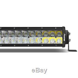 52inch 700W LED Light Bar SPOT FLOOD COMBO For Chevrolet Silverado GMC SUV US