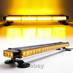 54 LED 26 Strobe Light Bar Amber Emergency Traffic Advisor Double Side Warning