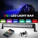 5D+ 32inch 600W CREE RGB Led Light Bar Strobe Flash Multi Color Halo Ring Bar 42