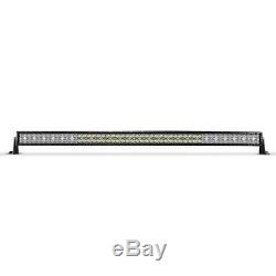 5D 52inch 1000W Curved RGB LED Light Bar fit for Jeep Chevy SUV Disco Bluetooth