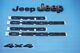 5pcs 2014-2020 Jeep Grand Cherokee Black Front Rear Nameplate Emblem Set Mopar