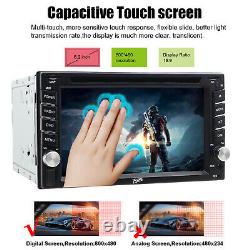 6.2 Inch Double 2Din Car Stereo GPS Navigation System TV DVD Player Bluetooth